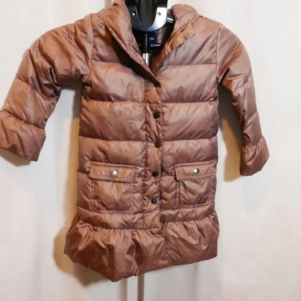 Baby Gap Warmest Down Puffer Jacket Fleece Lined Girl's Size 5T